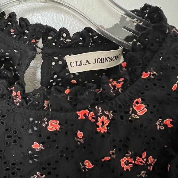 Ulla Johnson Choux Blouse in Noir floral Sz 6 - Picture 6 of 8